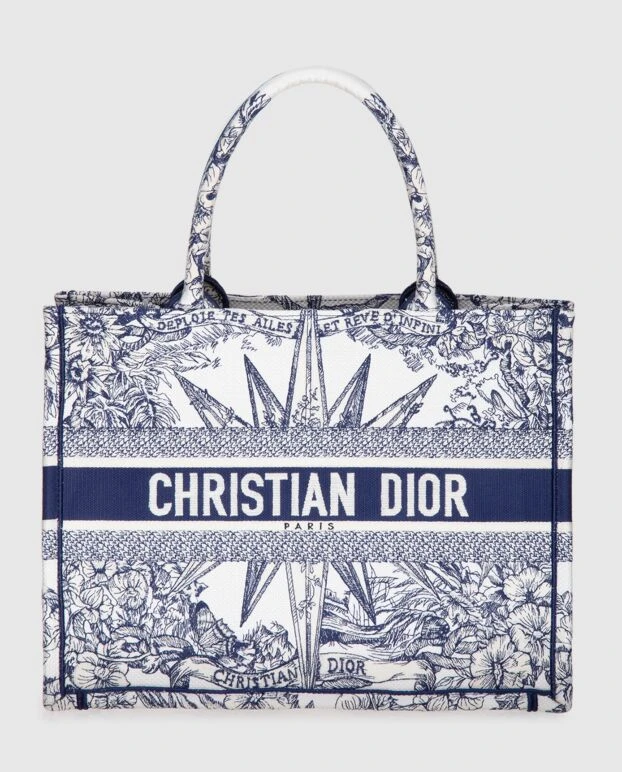 Dior woman blue cotton bag for women купить с ценами и фото 173829 - photo 1