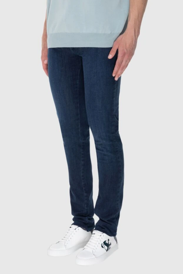 Zilli жұмсақ құрылымды және ыңғайлы киетін көк мақта джинсы
 173842 - фото 3