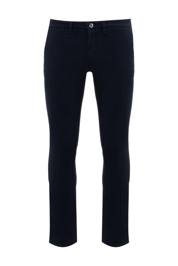 Zilli man blue cotton and elastane jeans for men купить с ценами и фото 173844 - photo 1