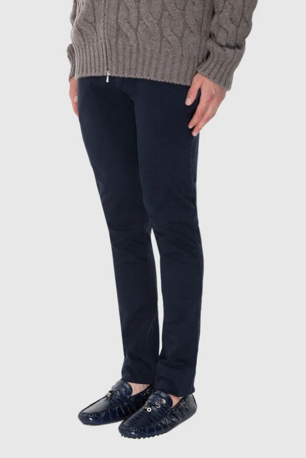 Zilli бургундия патчпен және сәндік кестемен мақтадан жасалған джинсы
 173844 - фото 3