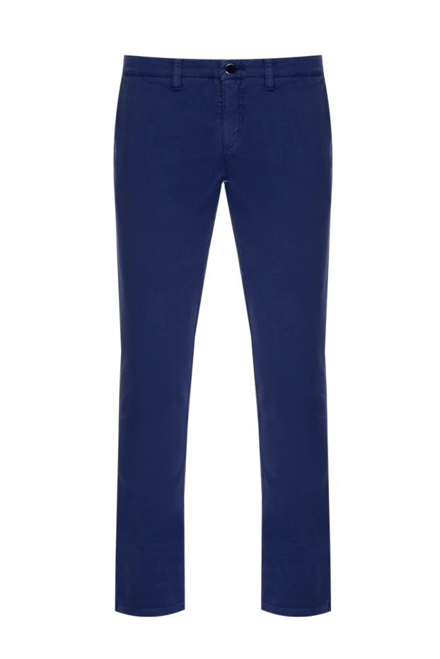 Zilli man blue cotton and elastane jeans for men купить с ценами и фото 173845 - photo 1