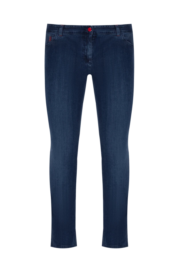 Zilli man blue cotton and polyamide jeans for men купить с ценами и фото 173847 - photo 1