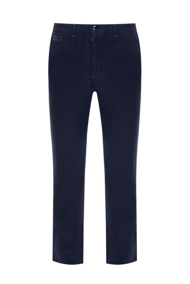 Zilli man blue cotton and elastane jeans for men купить с ценами и фото 173848 - photo 1