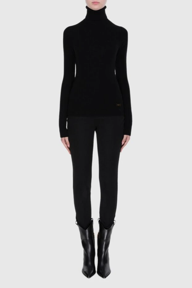 Balmain woman black wool turtleneck for women купить с ценами и фото 173853 - photo 2