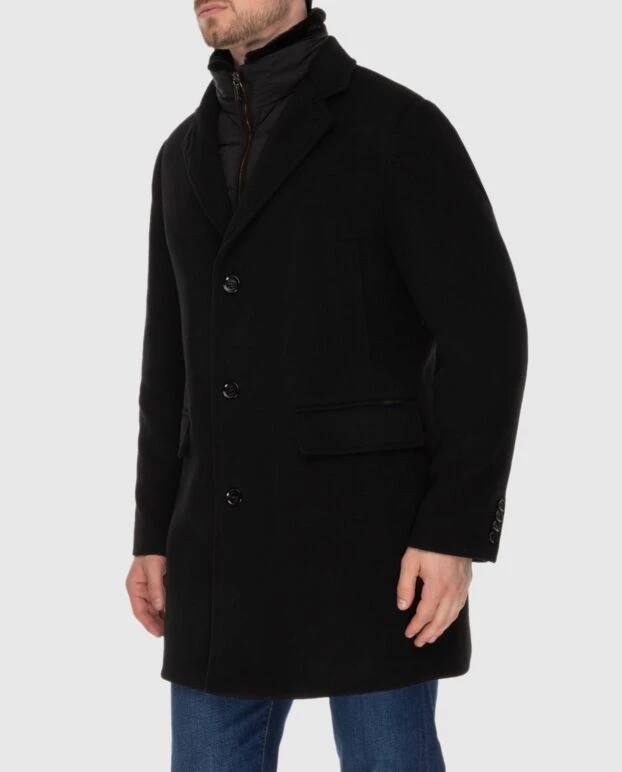 Moorer man men's blue cashmere coat 180223 - photo 3