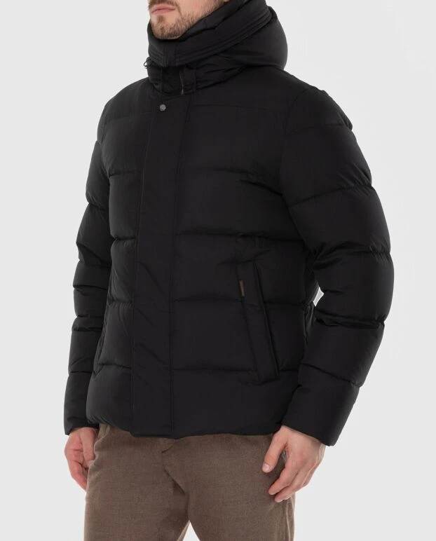 Moorer куртка черная мужская с капюшоном 173869 - фото 3