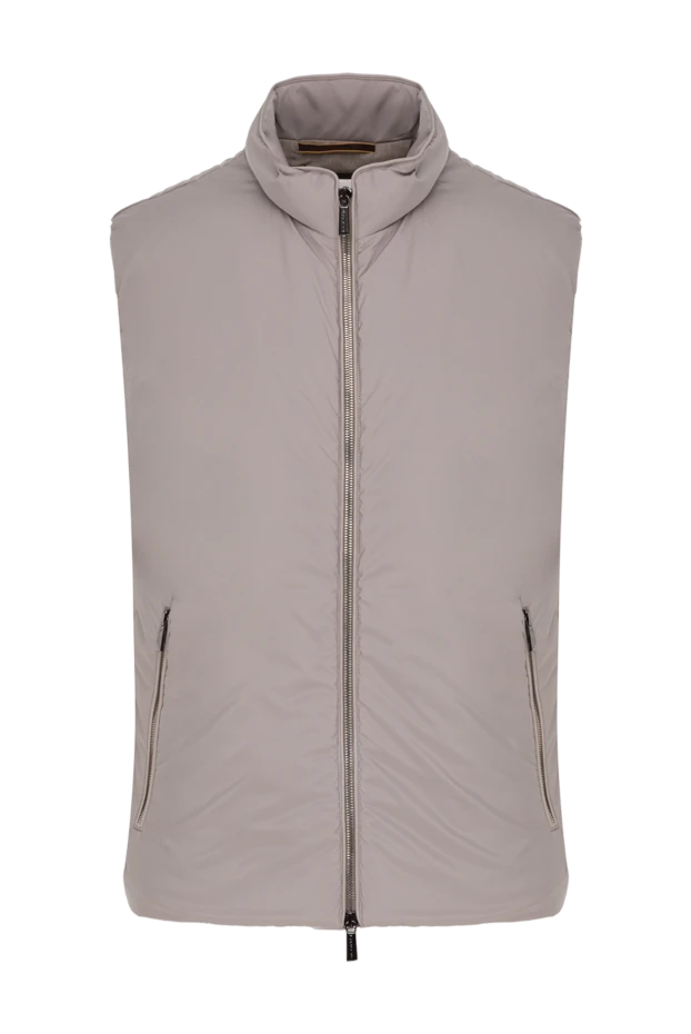 Moorer man gray polyester vest for men купить с ценами и фото 173876 - photo 1