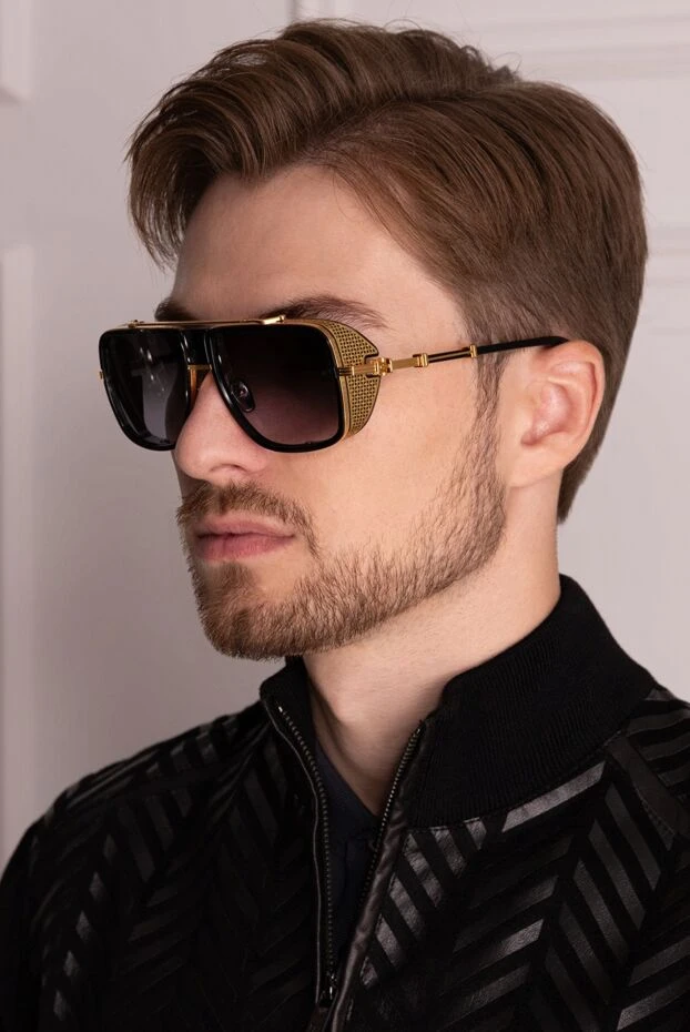 Balmain man black metal glasses for men купить с ценами и фото 173882 - photo 2