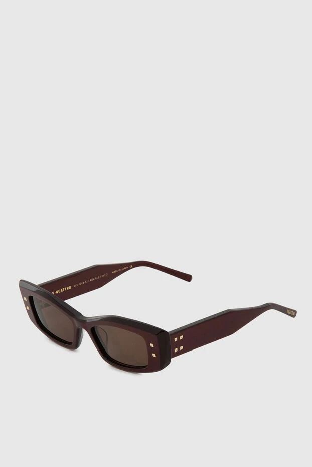 Valentino әйелдерге арналған қоңыр түсті төртбұрышты күннен қорғайтын көзілдірік 173887 - фото 3