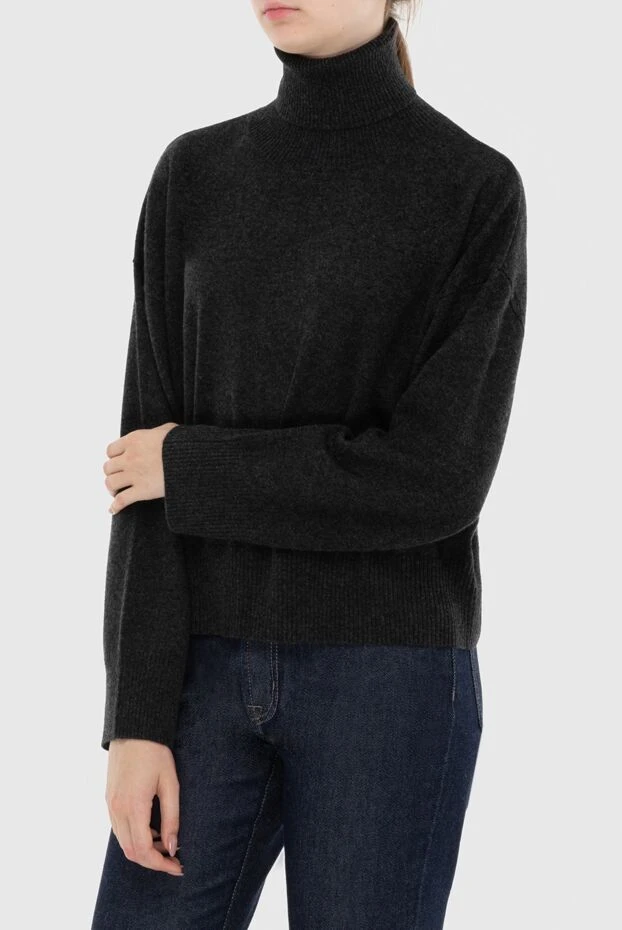 P.A.R.O.S.H. гольф женский серый кашемировый классический  173926 - фото 3