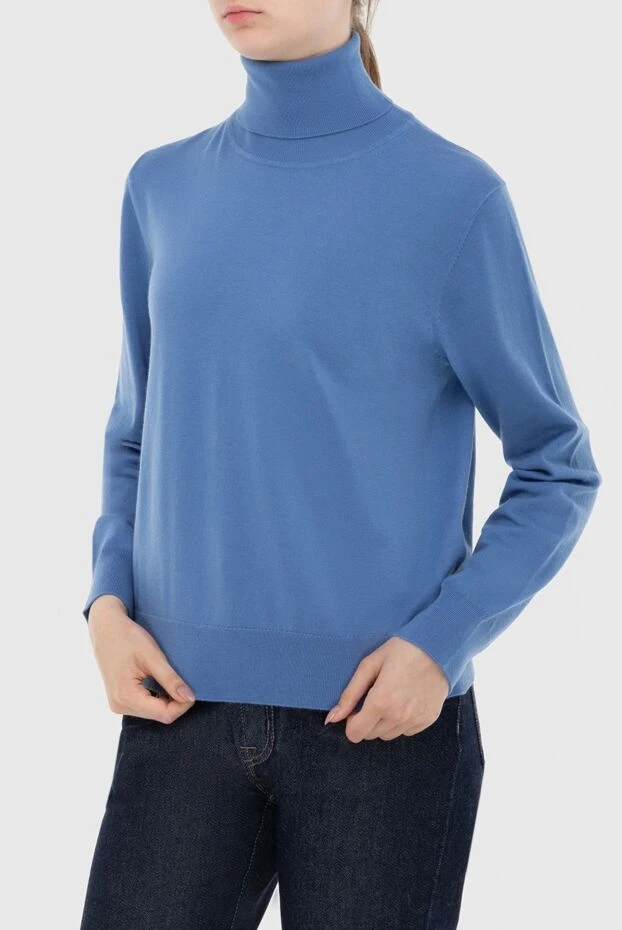 P.A.R.O.S.H. гольф женский голубой классический 173927 - фото 3