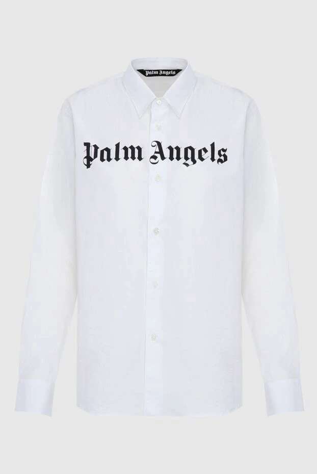 Palm Angels woman white cotton shirt for women купить с ценами и фото 173945 - photo 1