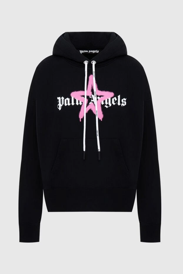 Palm Angels Әйелдер әйелдерге арналған қара мақта капюшон купить с ценами и фото 173949 - фото 1