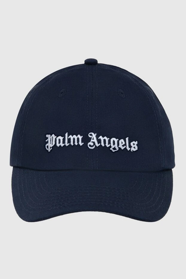 Palm Angels Әйелдер әйелдерге арналған көк мақтадан жасалған қалпақ купить с ценами и фото 173953 - фото 1