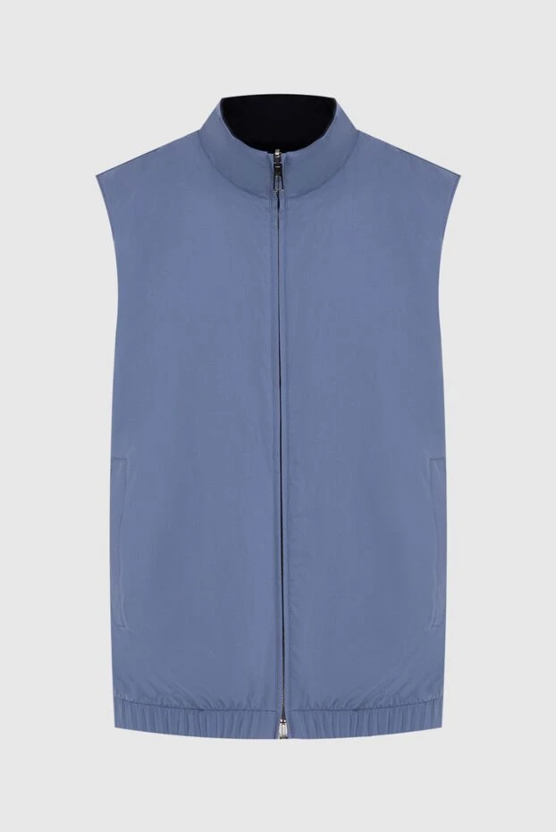 Loro Piana man blue polyamide vest for men купить с ценами и фото 173961 - photo 1