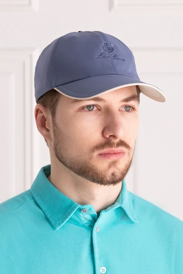 Loro Piana man blue polyester cap for men купить с ценами и фото 173984 - photo 2