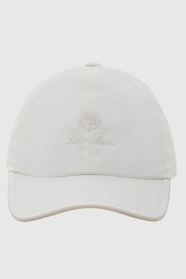 Loro Piana man white polyester cap for men купить с ценами и фото 174011 - photo 1