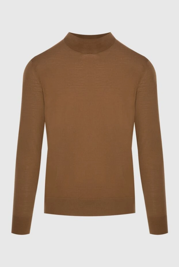 Loro Piana man brown wool jumper for men купить с ценами и фото 174036 - photo 1