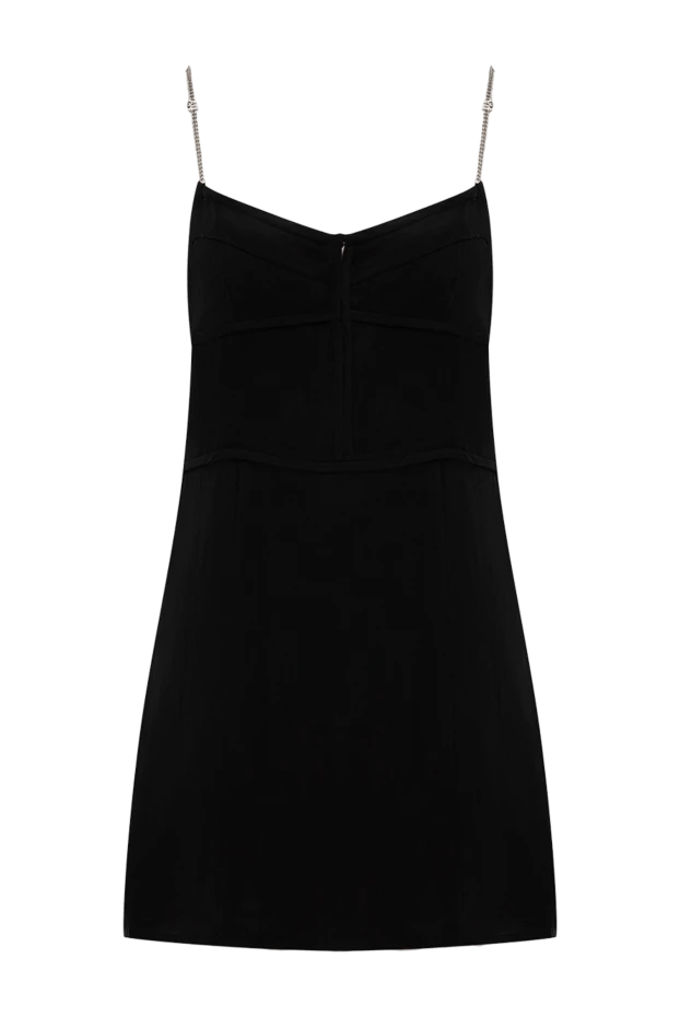 Palm Angels woman black cupro dress for women купить с ценами и фото 174072 - photo 1