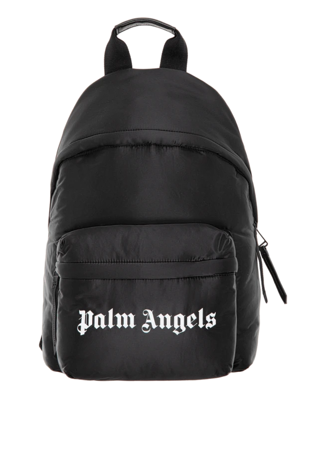 Palm Angels Ерлердікі ерлерге арналған нейлоннан және қара полиуретаннан жасалған рюкзак купить с ценами и фото 174074 - фото 1