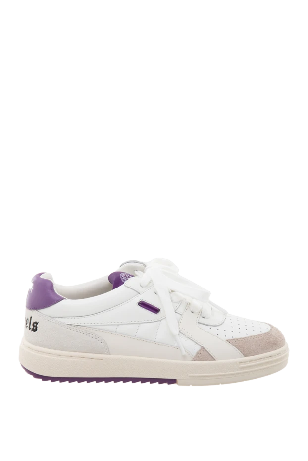 Palm Angels woman white leather and suede sneakers for women купить с ценами и фото 174075 - photo 1