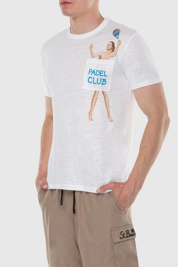 MC2 Saint Barth қалталы және түпнұсқа теннис мотиві бар ерлер футболкасы
 174109 - фото 3