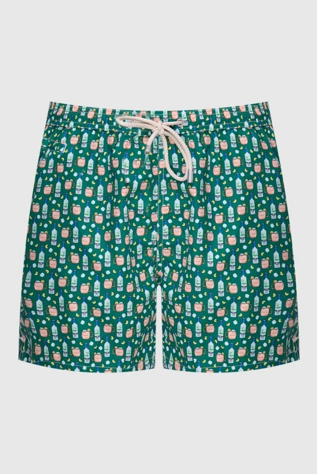 MC2 Saint Barth man green polyester swim shorts for men купить с ценами и фото 174113 - photo 1