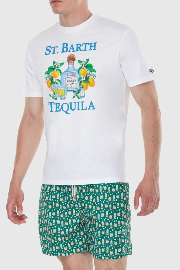 MC2 Saint Barth түрлі-түсті бөтелке басып шығарылған футболка және текила сент-барт жазуы 174119 - фото 3
