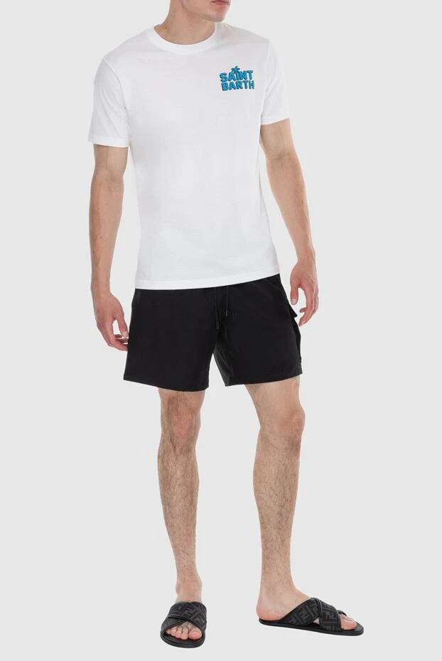 MC2 Saint Barth man black polyamide and elastane shorts for men купить с ценами и фото 174135 - photo 2