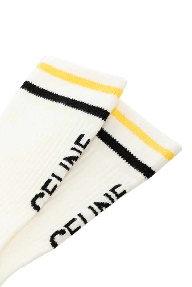 Celine woman white socks for women купить с ценами и фото 174174 - photo 2