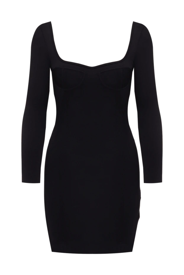 Celine woman black viscose and polyester dress for women купить с ценами и фото 174188 - photo 1