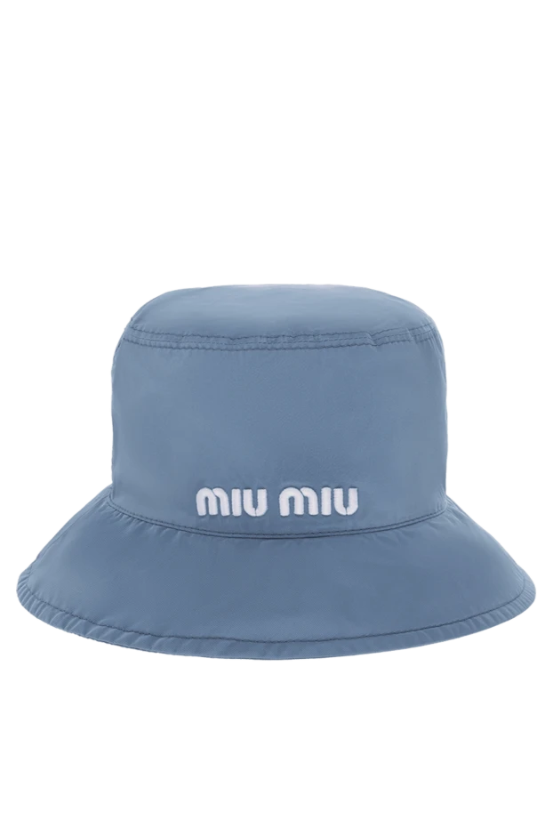 Miu Miu woman blue cotton panama for women купить с ценами и фото 174204 - photo 1