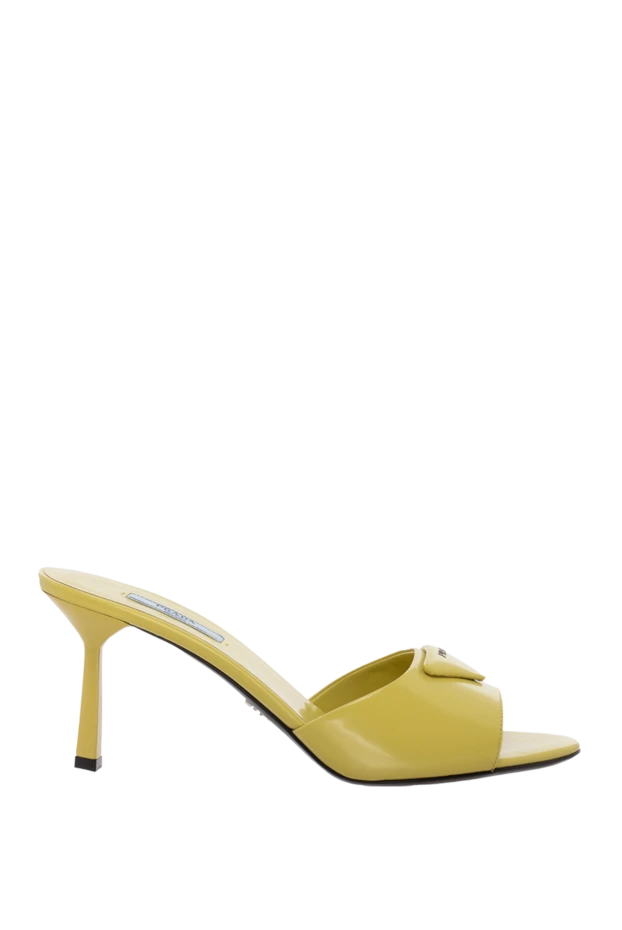 Prada woman yellow leather sandals for women купить с ценами и фото 174223 - photo 1