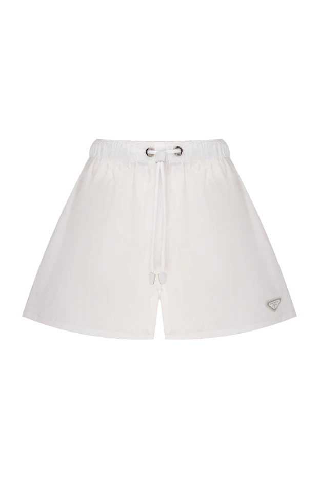 Prada woman white polyamide shorts for women купить с ценами и фото 174249 - photo 1