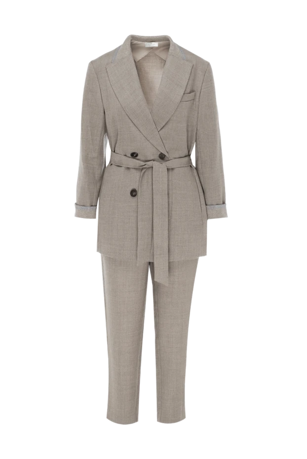 Panicale woman beige women's trouser suit купить с ценами и фото 174331 - photo 1