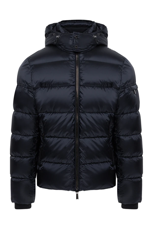 Moorer man blue polyamide down jacket for men купить с ценами и фото 174417 - photo 1