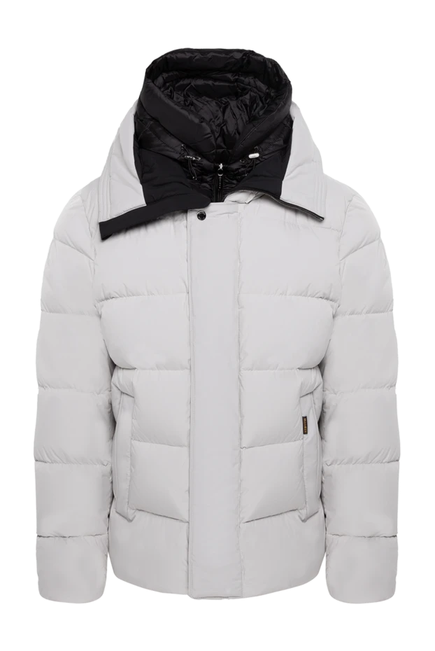 Moorer man gray polyamide down jacket for men купить с ценами и фото 174429 - photo 1