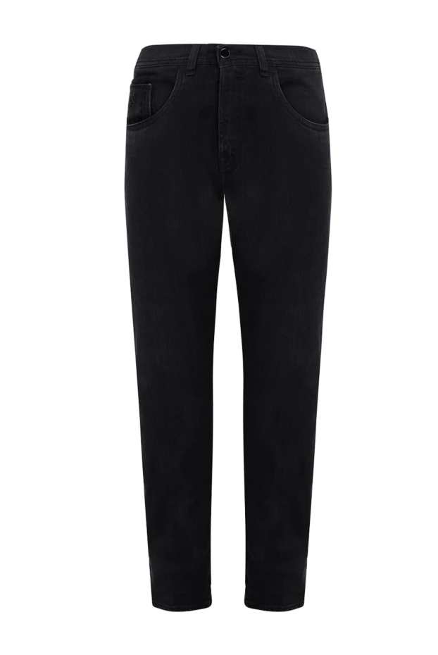 Scissor Scriptor man black cotton jeans for men купить с ценами и фото 174431 - photo 1