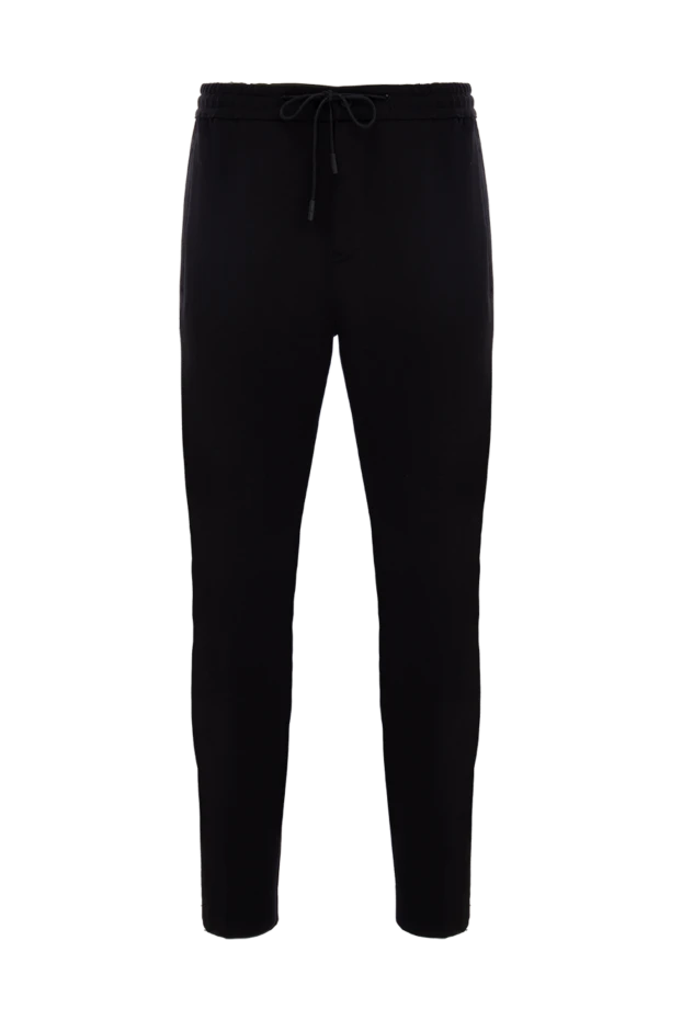 PT01 (Pantaloni Torino) man men's black trousers купить с ценами и фото 174442 - photo 1