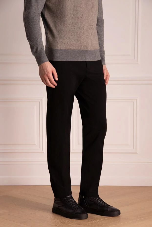 PT01 (Pantaloni Torino) серпімді материалдан жасалған жіптері бар жұқа шалбар
 174442 - фото 3