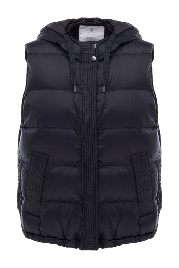 Nylon down vest black for women - photo 1