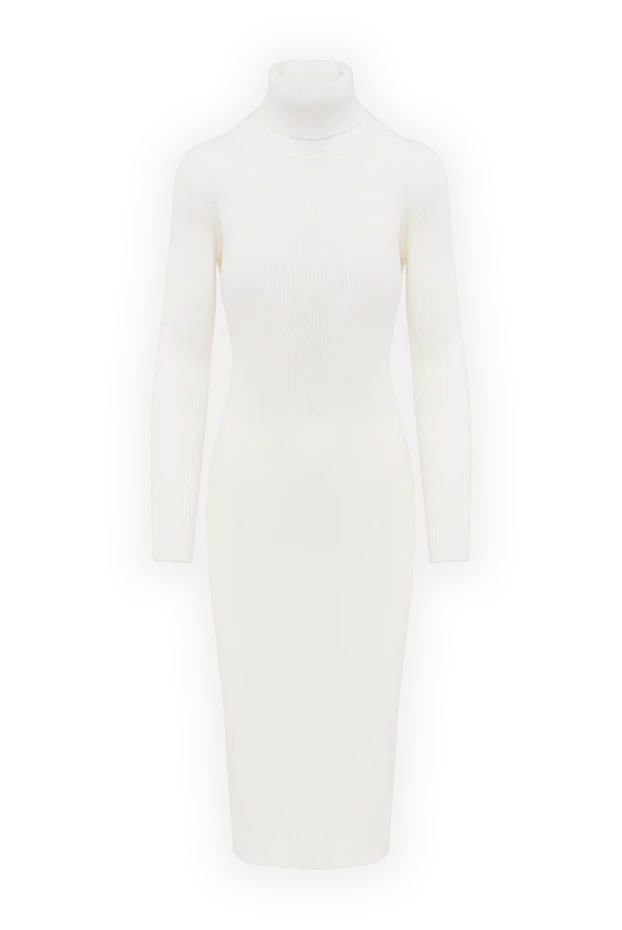 Әйелдерге арналған ақ вискозды және полимерлі көйлек - фото 1