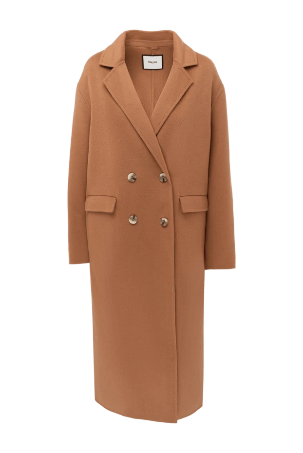 Max&Moi woman women's brown wool coat купить с ценами и фото 174593 - photo 1