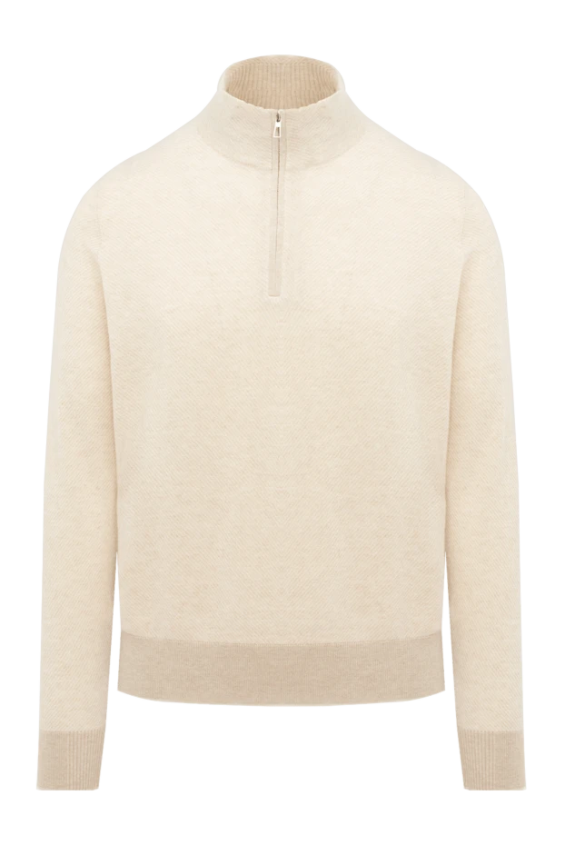 Loro Piana man  cashmere troyer men's beige купить с ценами и фото 174612 - photo 1