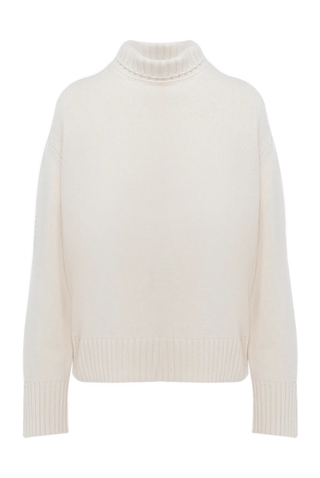 Loro Piana woman white cashmere jumper for women купить с ценами и фото 174613 - photo 1