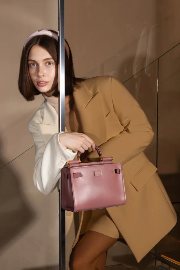 Loro Piana гольф кашемировый с отворотным воротником нежно-розовый женский 174615 - фото 3