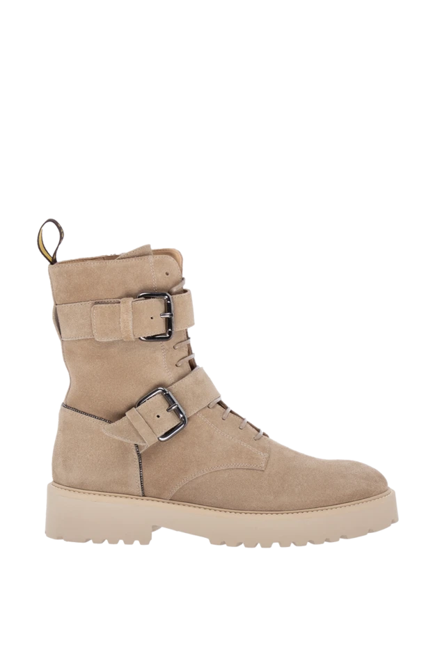 Doucal`s woman beige suede boots for women купить с ценами и фото 174633 - photo 1