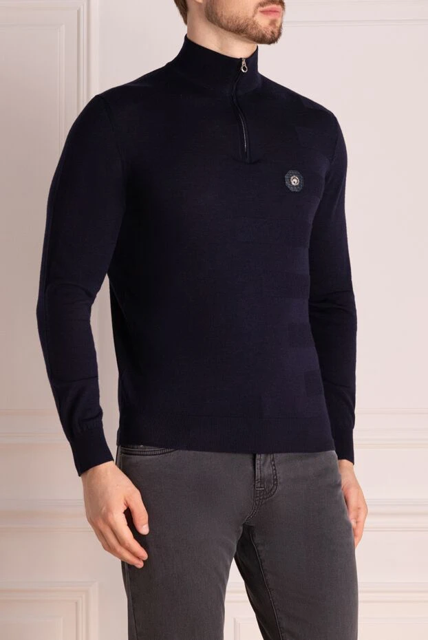 Stefano Ricci тройер жүні және аллигатор терісі көк ерлер 174651 - фото 3