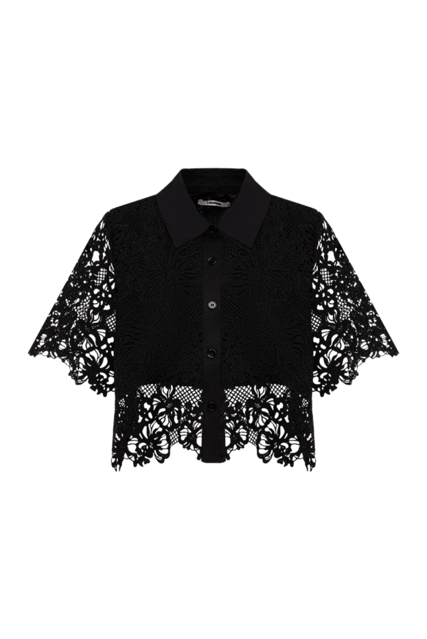 Max&Moi woman black polyester blouse for women купить с ценами и фото 174652 - photo 1