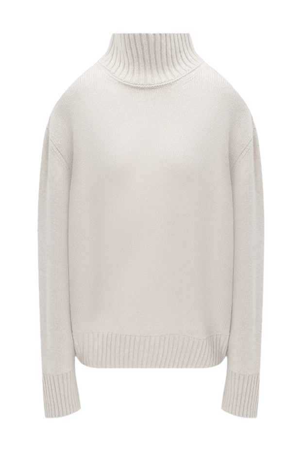 Loro Piana woman beige cashmere jumper for women купить с ценами и фото 174738 - photo 1